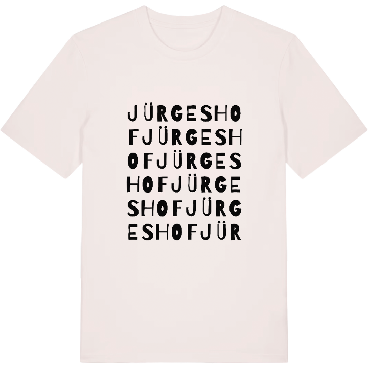 Jürgeshof ordlek t-shirt – t-shirt från PinShirt
