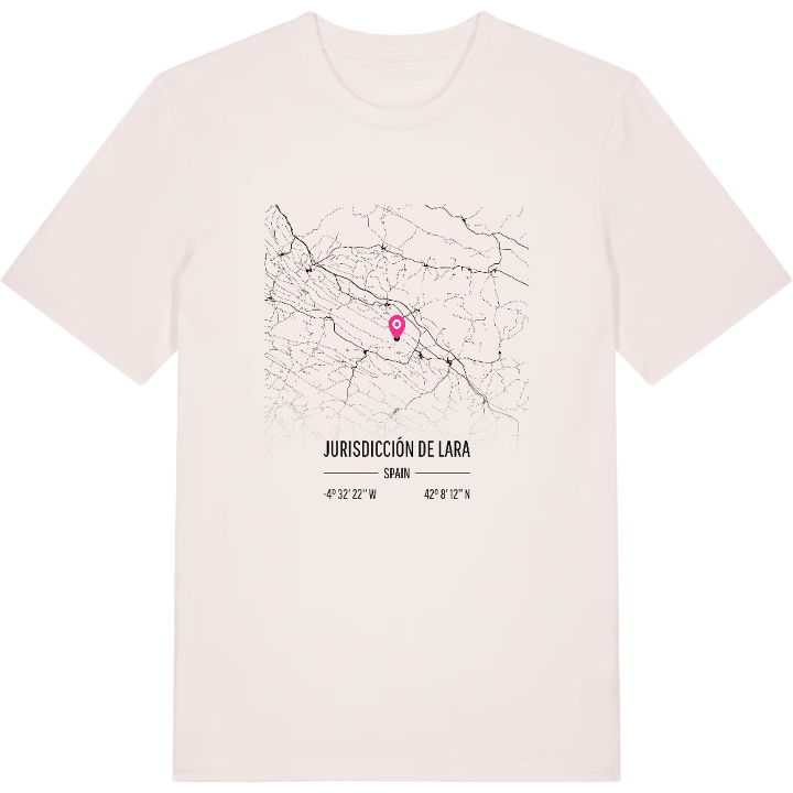 Jurisdicción de Lara karta t-shirt – t-shirt från PinShirt