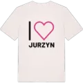 Jag älskar Jurzyn t-shirt stort tryck