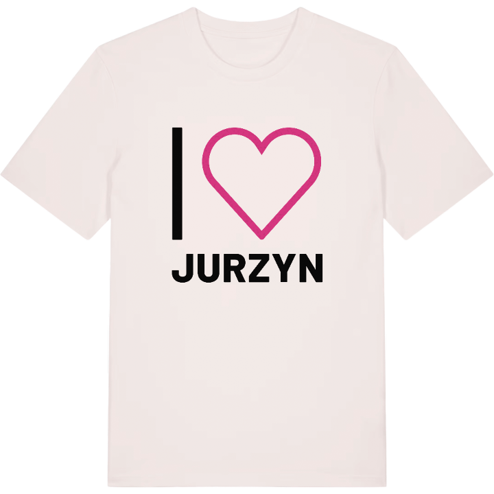 Jag älskar Jurzyn t-shirt stort tryck – t-shirt från PinShirt