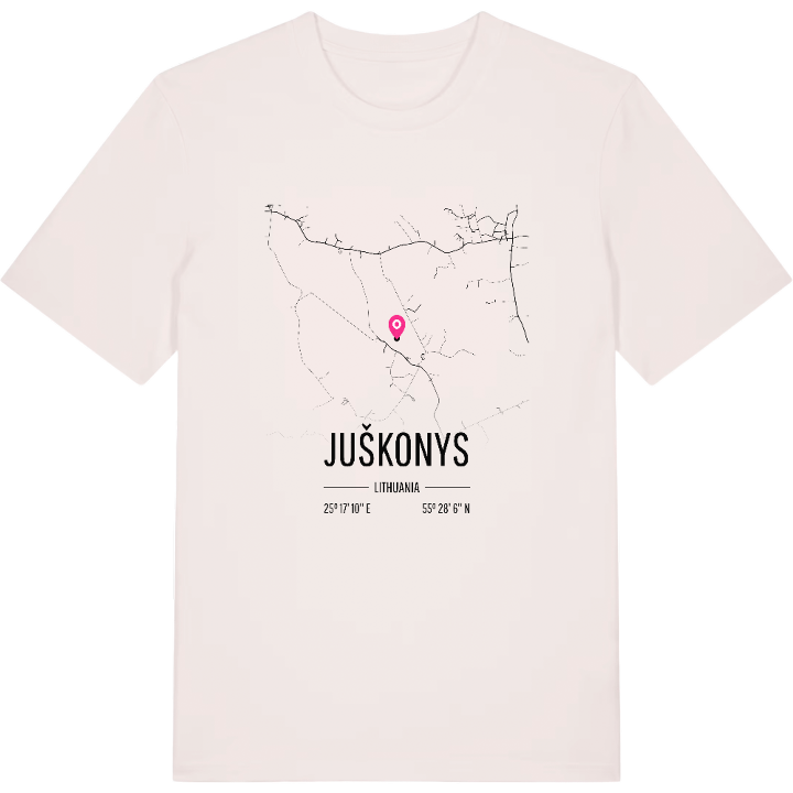 Juškonys karta t-shirt – t-shirt från PinShirt