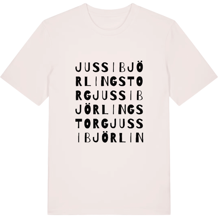 Jussi Björlings torg ordlek t-shirt – t-shirt från PinShirt