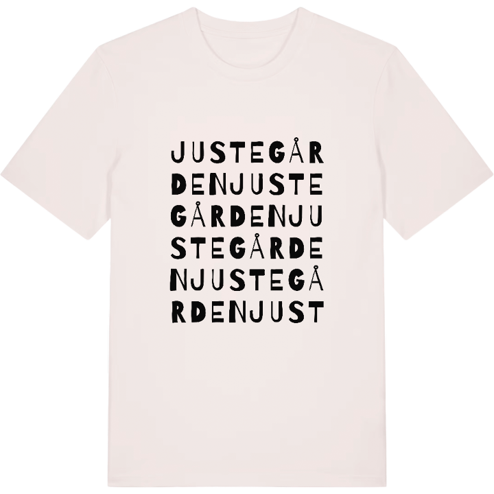 Justegården ordlek t-shirt – t-shirt från PinShirt