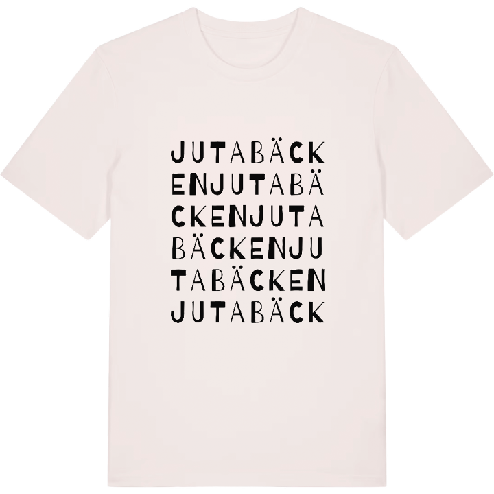 Jutabäcken ordlek t-shirt – t-shirt från PinShirt