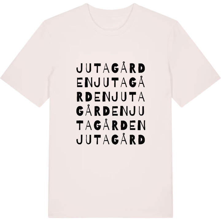 Jutagården ordlek t-shirt – t-shirt från PinShirt