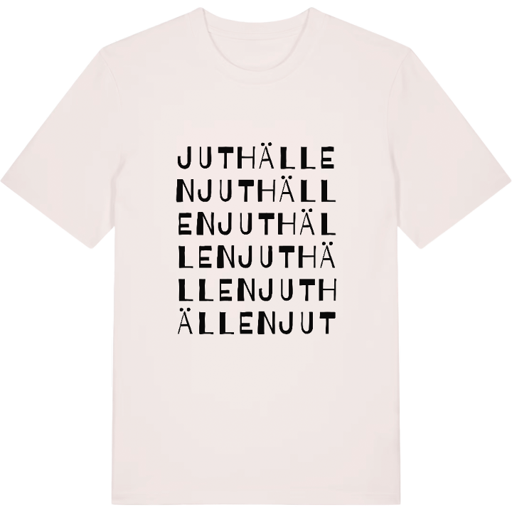 Juthällen ordlek t-shirt – t-shirt från PinShirt