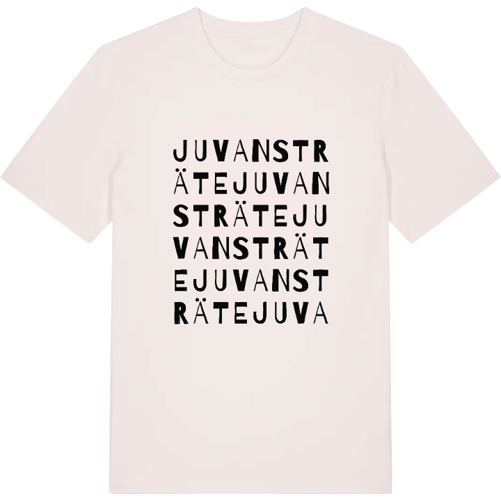 Juvansträte ordlek t-shirt – t-shirt från PinShirt