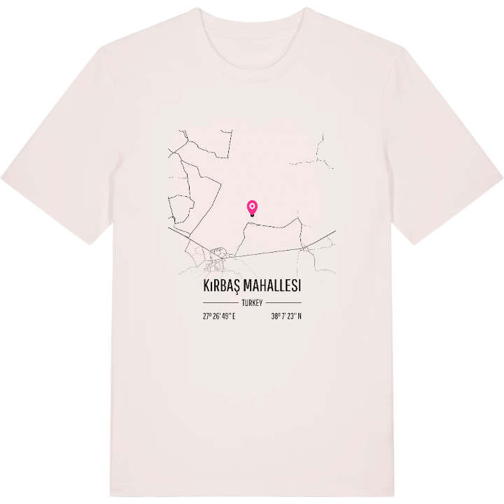 Kırbaş Mahallesi karta t-shirt – t-shirt från PinShirt