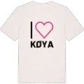 Jag älskar Køya t-shirt stort tryck