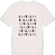 Kaavi ordlek t-shirt