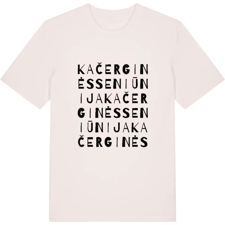 Kačerginės seniūnija ordlek t-shirt – t-shirt från PinShirt