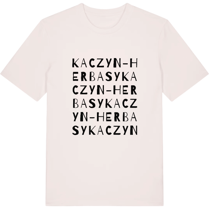 Kaczyn-Herbasy ordlek t-shirt – t-shirt från PinShirt