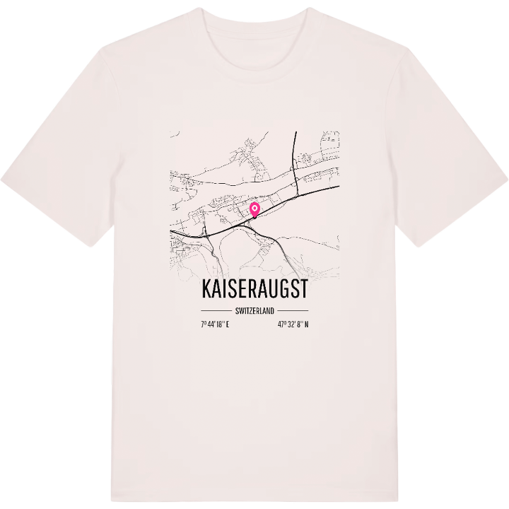 Kaiseraugst karta t-shirt – t-shirt från PinShirt