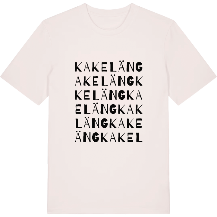 Kakeläng ordlek t-shirt – t-shirt från PinShirt