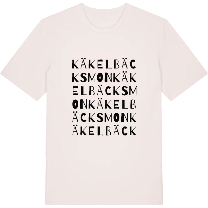 Käkelbäcksmon ordlek t-shirt – t-shirt från PinShirt