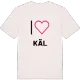 Jag älskar Käl t-shirt stort tryck