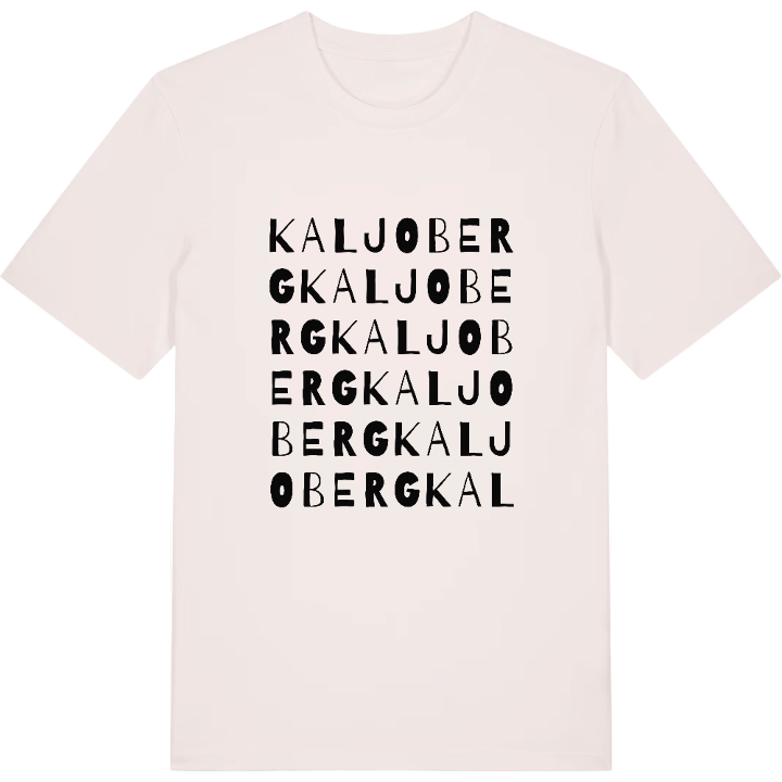Kaljoberg ordlek t-shirt – t-shirt från PinShirt
