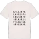 Kallafall ordlek t-shirt