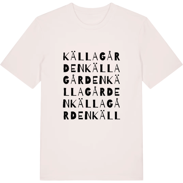 Källagården ordlek t-shirt – t-shirt från PinShirt