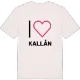 Jag älskar Kallån t-shirt stort tryck
