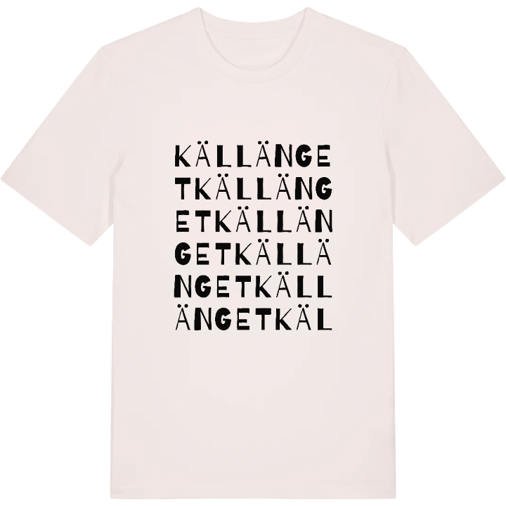 Källänget ordlek t-shirt – t-shirt från PinShirt