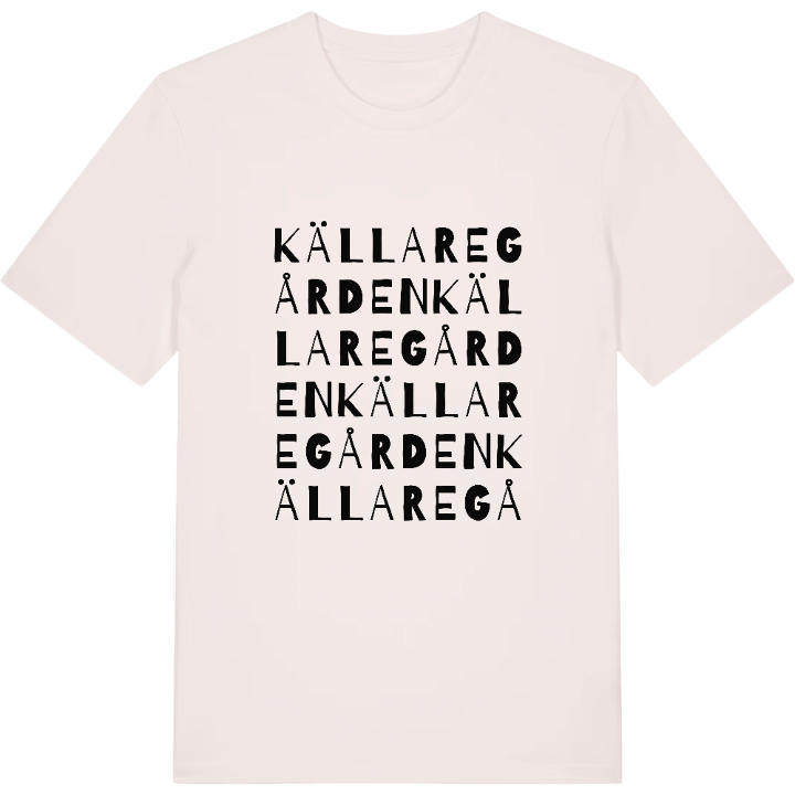 Källaregården ordlek t-shirt – t-shirt från PinShirt