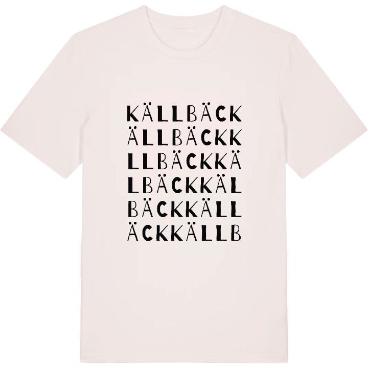 Källbäck ordlek t-shirt – t-shirt från PinShirt