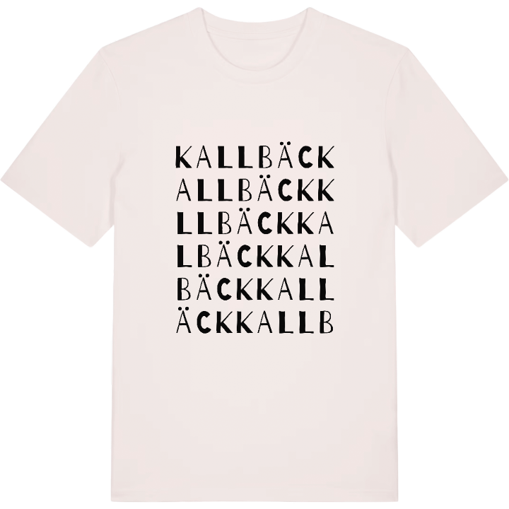 Kallbäck ordlek t-shirt – t-shirt från PinShirt