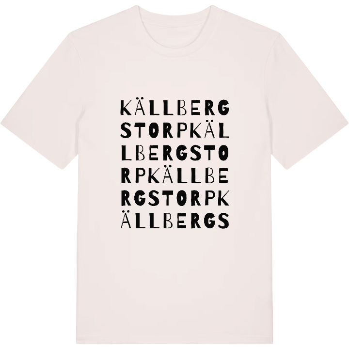 Källbergstorp ordlek t-shirt – t-shirt från PinShirt