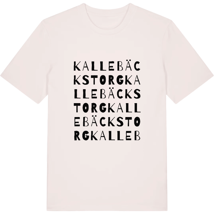 Kallebäcks torg ordlek t-shirt – t-shirt från PinShirt