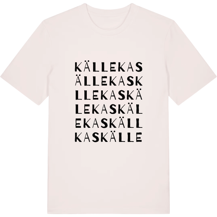 Källekas ordlek t-shirt – t-shirt från PinShirt