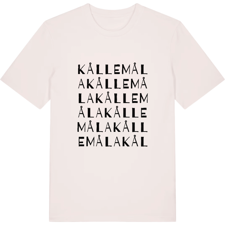 Kållemåla ordlek t-shirt – t-shirt från PinShirt