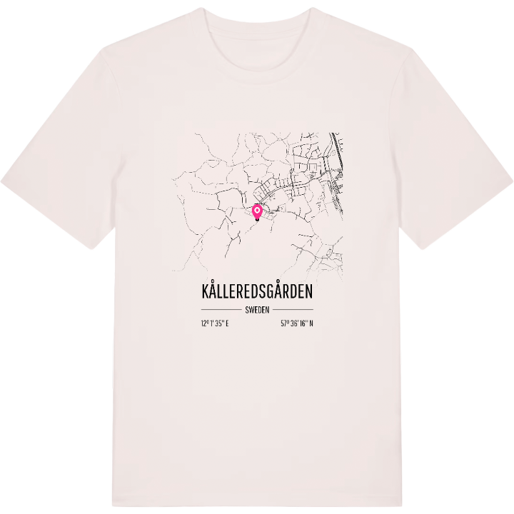 Kålleredsgården karta t-shirt – t-shirt från PinShirt