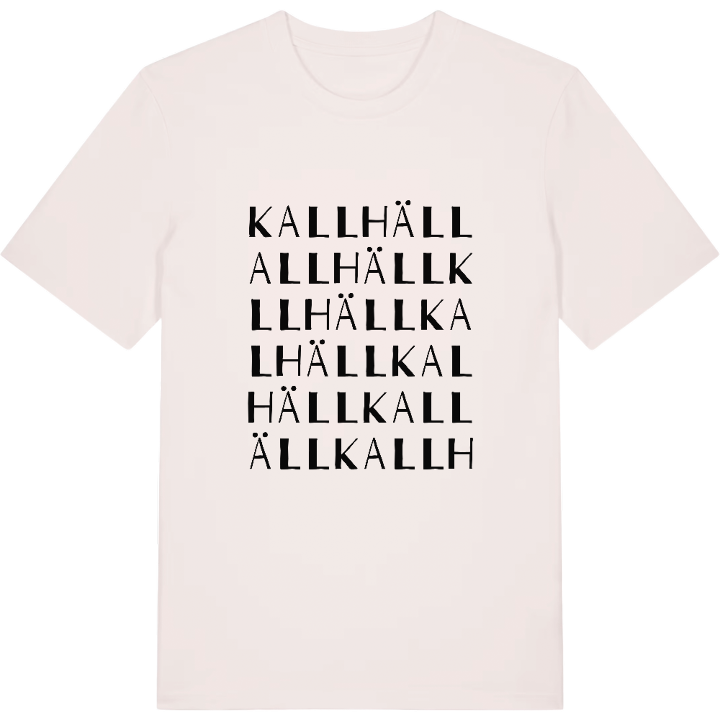 Kallhäll ordlek t-shirt – t-shirt från PinShirt