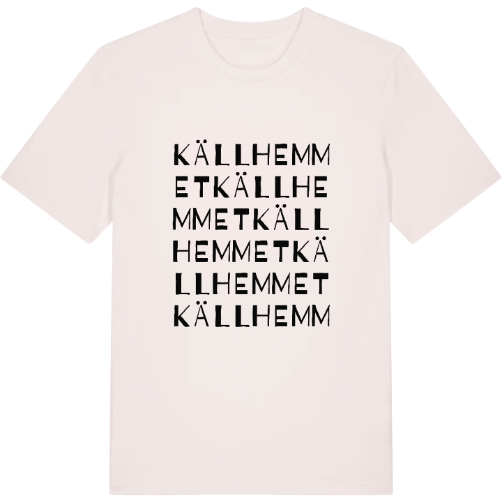Källhemmet ordlek t-shirt – t-shirt från PinShirt