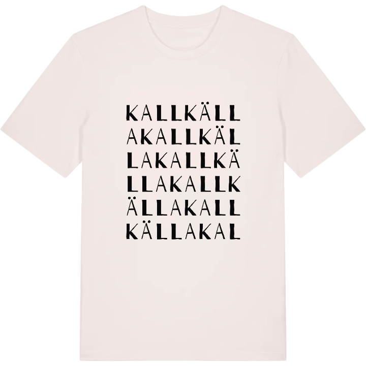 Kallkälla ordlek t-shirt – t-shirt från PinShirt