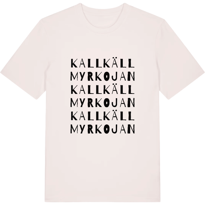 Kallkällmyrkojan ordlek t-shirt – t-shirt från PinShirt