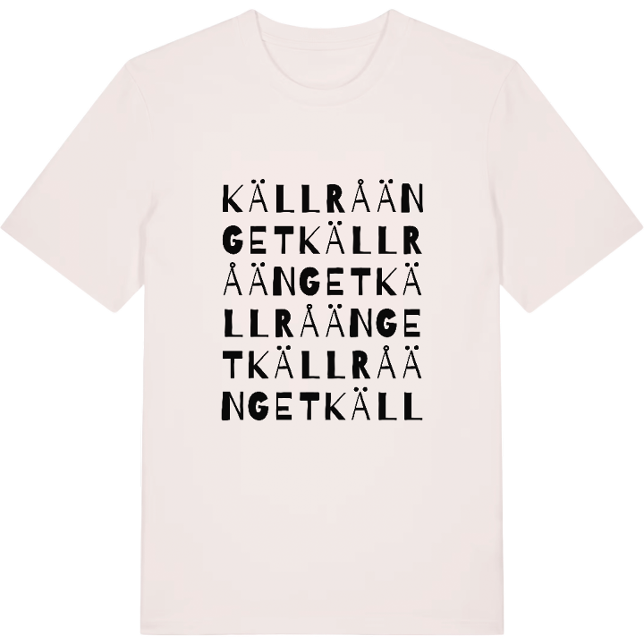 Källråänget ordlek t-shirt – t-shirt från PinShirt