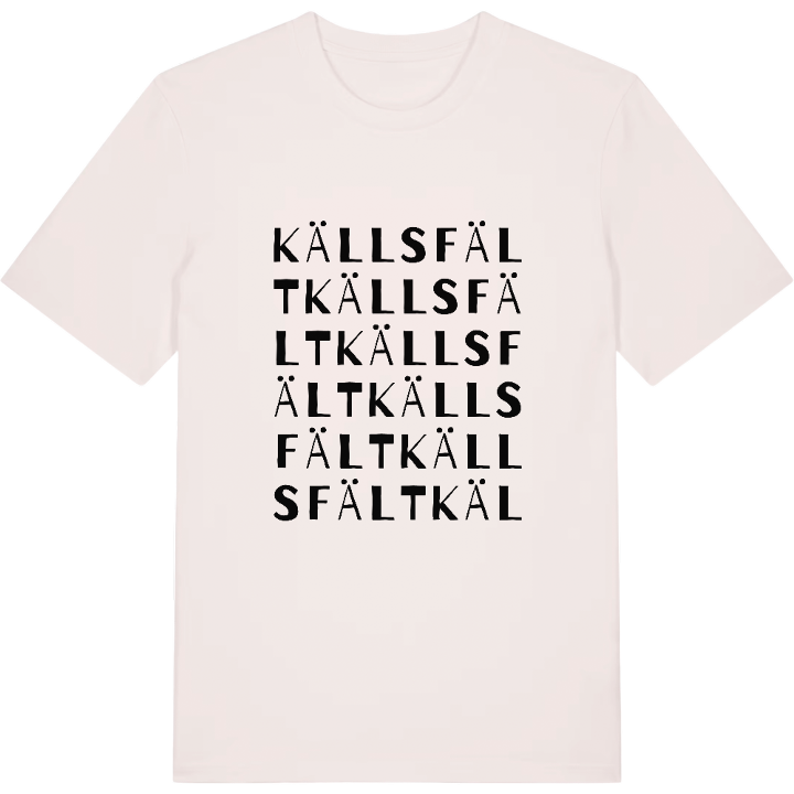 Källsfält ordlek t-shirt – t-shirt från PinShirt