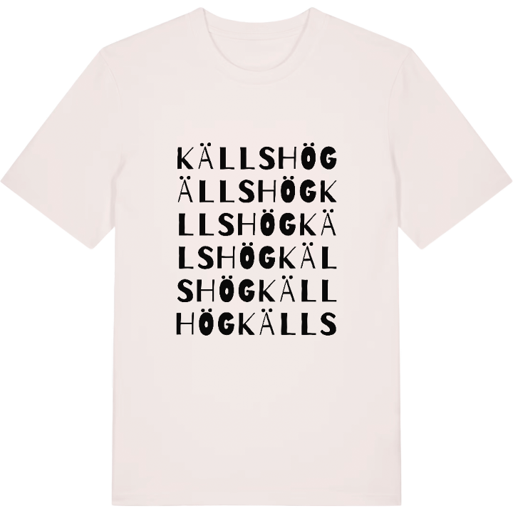 Källshög ordlek t-shirt – t-shirt från PinShirt