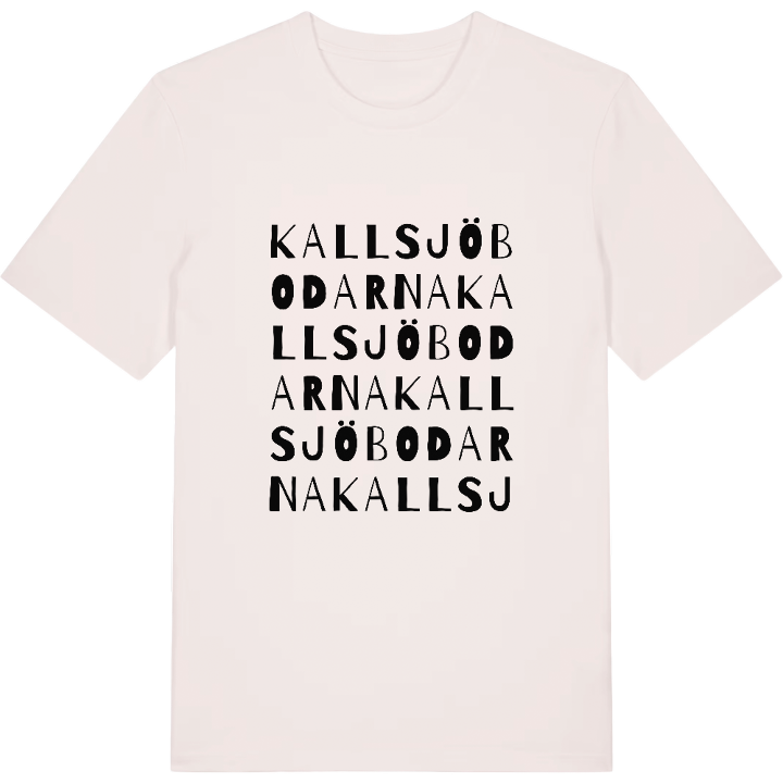 Kallsjöbodarna ordlek t-shirt – t-shirt från PinShirt