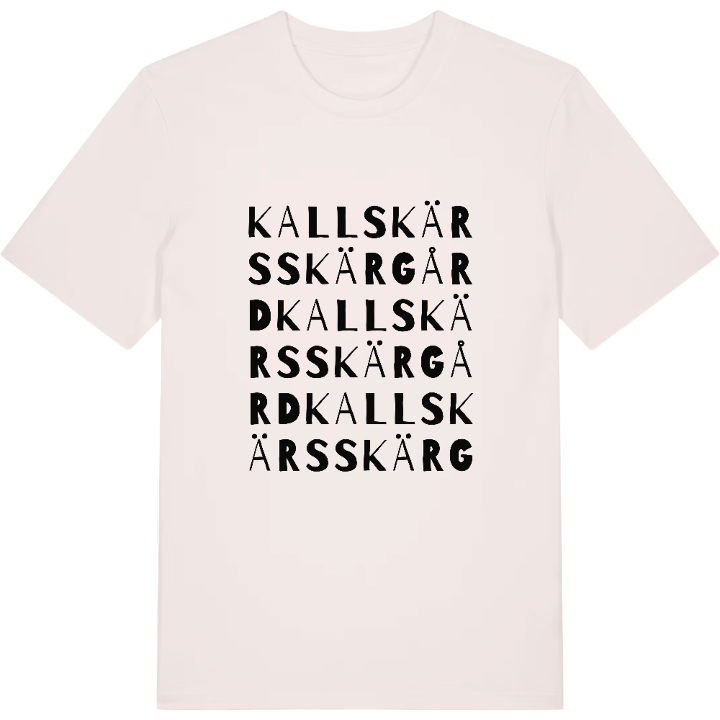 Kallskärs skärgård ordlek t-shirt – t-shirt från PinShirt