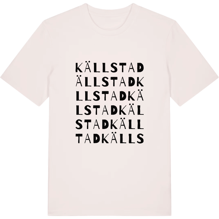 Källstad ordlek t-shirt – t-shirt från PinShirt