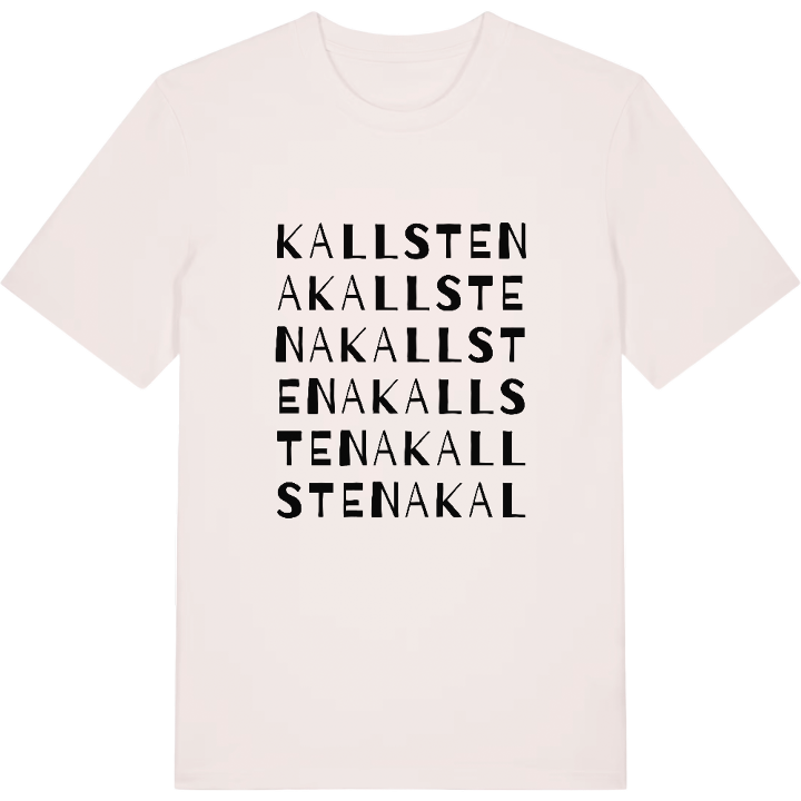 Kallstena ordlek t-shirt – t-shirt från PinShirt