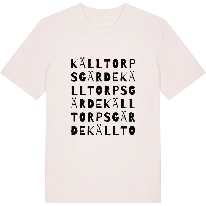Källtorps gärde ordlek t-shirt – t-shirt från PinShirt