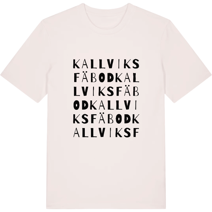Kallviks fäbod ordlek t-shirt – t-shirt från PinShirt
