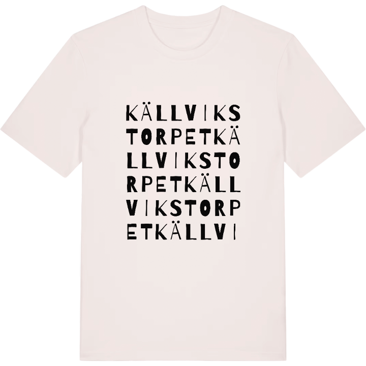 Källvikstorpet ordlek t-shirt – t-shirt från PinShirt