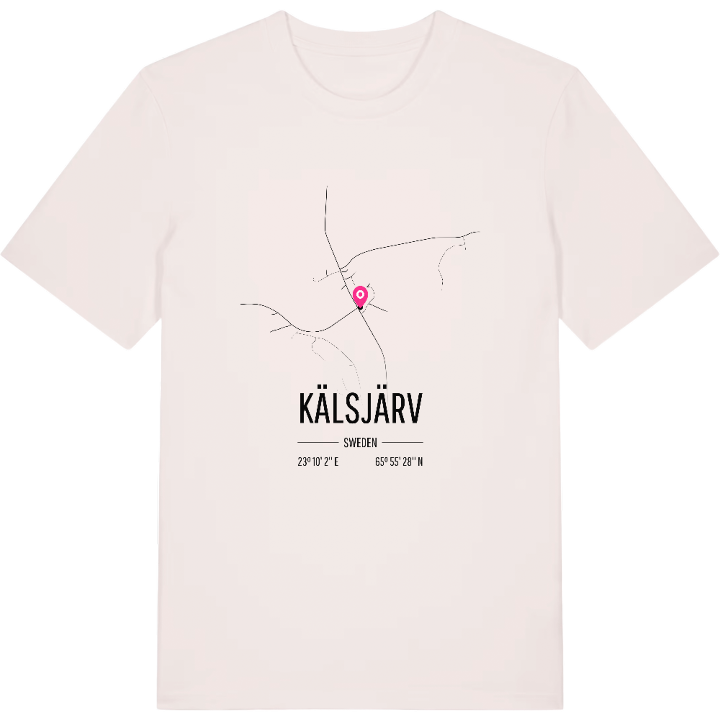 Kälsjärv karta t-shirt – t-shirt från PinShirt