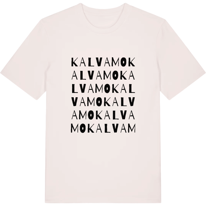 Kalvamo ordlek t-shirt – t-shirt från PinShirt