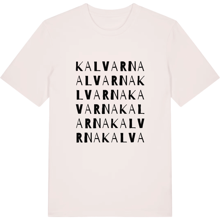 Kalvarna ordlek t-shirt – t-shirt från PinShirt
